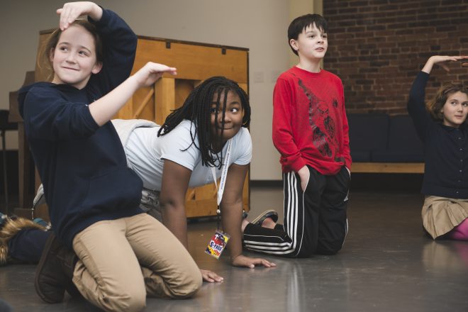 Photograph of Baltimore School for the Arts students