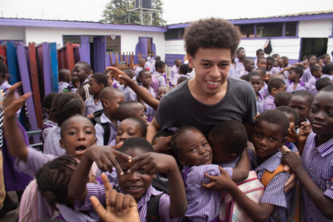 Image of a Students from Baltimore School for the Arts in Ghana