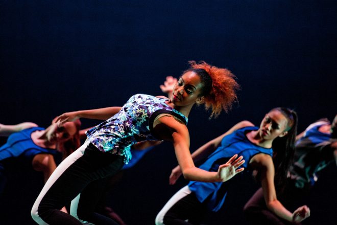 Photograph of dance students at Baltimore School for the Arts