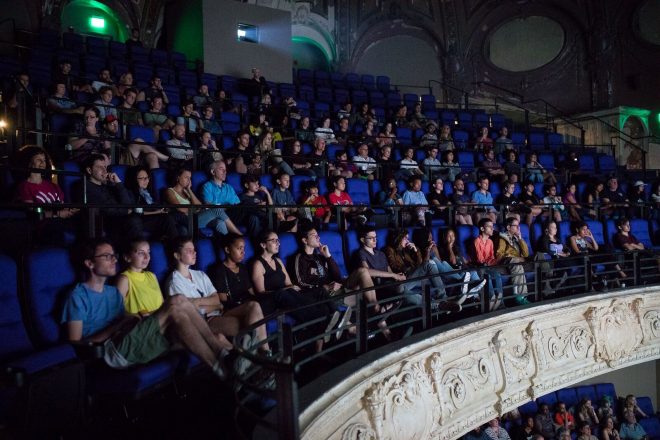 Image of Baltimore School for the Arts students in the theater